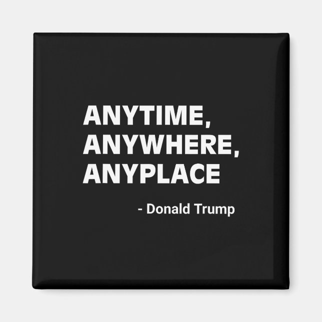 Donald Trump 2024 Zitat 2 Magnet (Vorne)