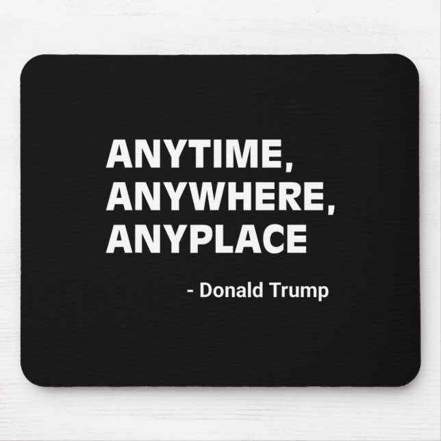 Donald Trump 2024 Zitat 2 Mousepad (Vorne)