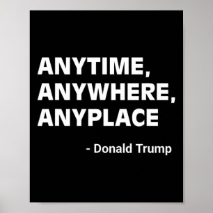 Donald Trump 2024 Zitat 3 Poster