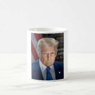 Donald Trump 2025 US-Präsident Portrait Kaffeetasse