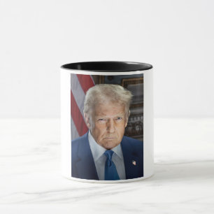Donald Trump 2025 US-Präsident Portrait Tasse