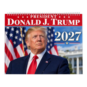 Donald Trump 2027 Kalender, Patriotisches USA Kalender