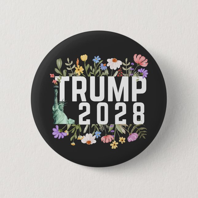 Donald Trump 2028 Button (Vorderseite)