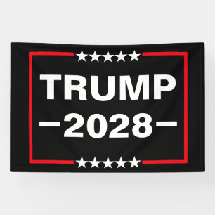 Donald Trump 2028 Präsident Banner
