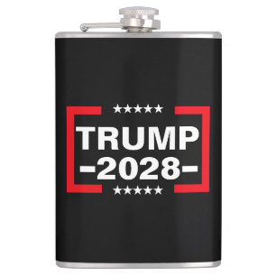 Donald Trump 2028 Präsident Flachmann