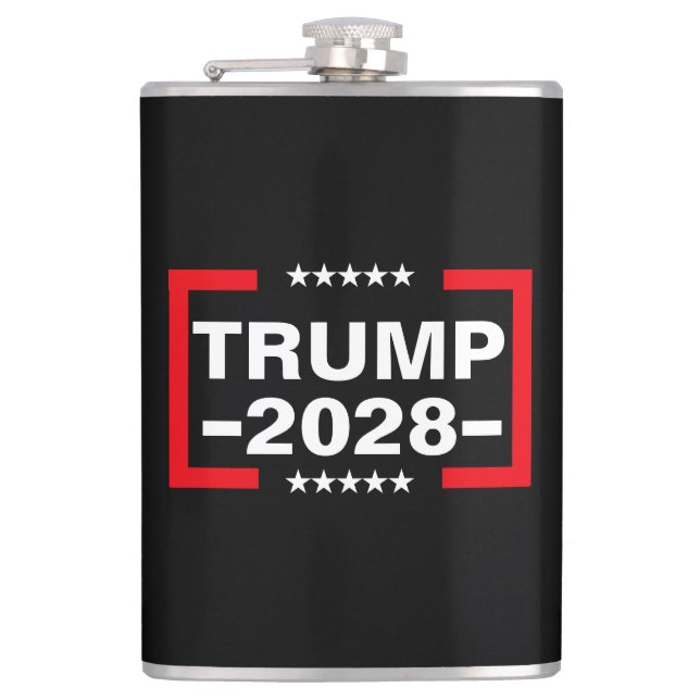 Donald Trump 2028 Präsident Flachmann (Vorderseite)