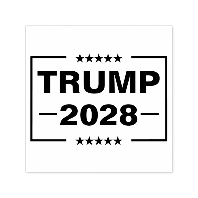 Donald Trump 2028 Präsident Permastempel (Design)