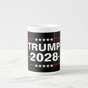 Donald Trump 2028 Präsident Prozellantasse