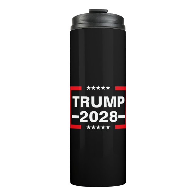 Donald Trump 2028 Präsident Thermosbecher (Vorderseite)