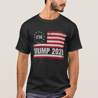 Donald Trump 2028 Shirt, 45 47 48 amerikanische Fl T-Shirt