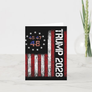 Donald Trump 2028 Trump 45 47 48. Karte