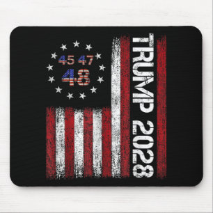 Donald Trump 2028 Trump 45 47 48. Mousepad