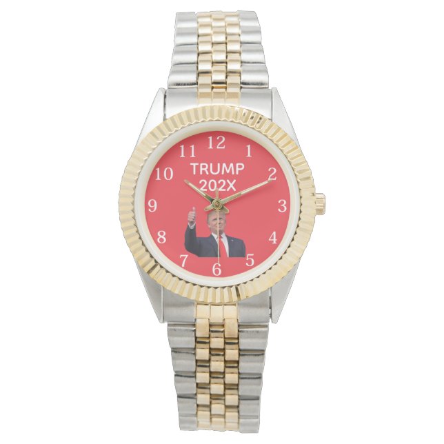 Donald Trump 202X Armbanduhr (Vorderseite)