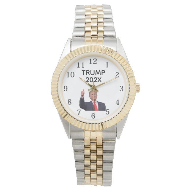 Donald Trump 202X Armbanduhr (Vorderseite)