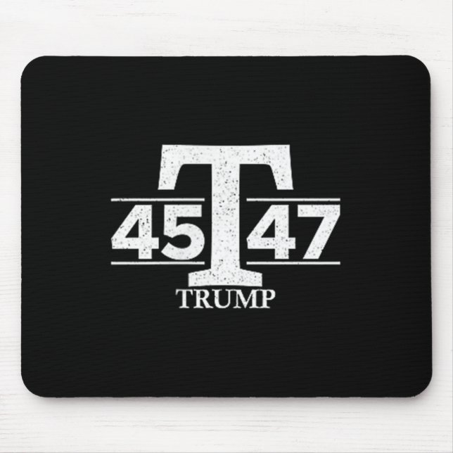 Donald Trump 45 47 45. 47. Präsident Mousepad (Vorne)