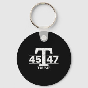Donald Trump 45 47 45. 47. Präsident Schlüsselanhänger