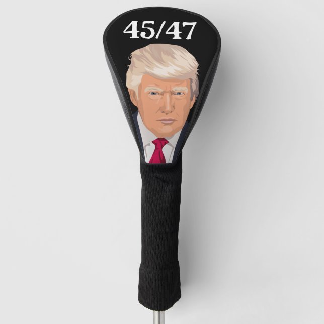 DONALD TRUMP 45/47 Golf Head Cover Golf Headcover (Vorderseite)