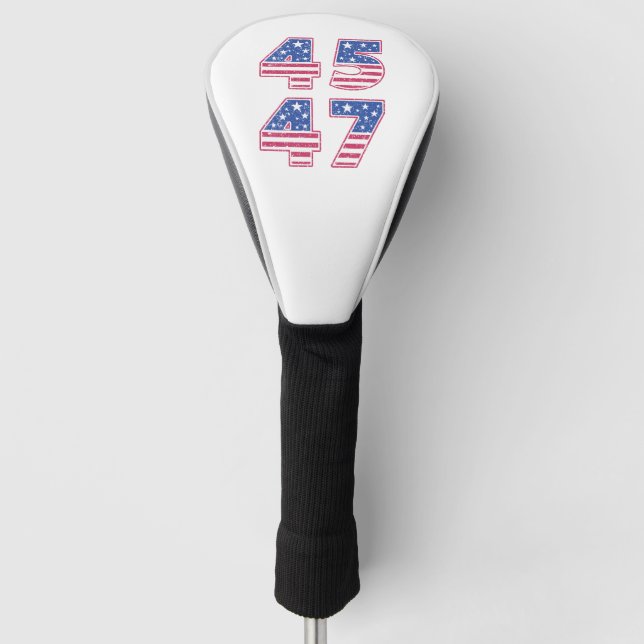 Donald Trump 45-47 Golf Headcover (Vorderseite)