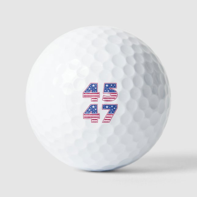 Donald Trump 45-47 Golfball (Vorderseite)
