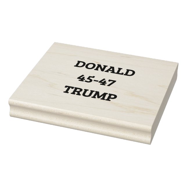Donald Trump 45-47 Gummistempel (Stempel)