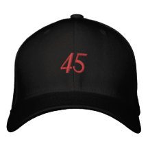 Donald Trump 45 bestickt Baseball Cap