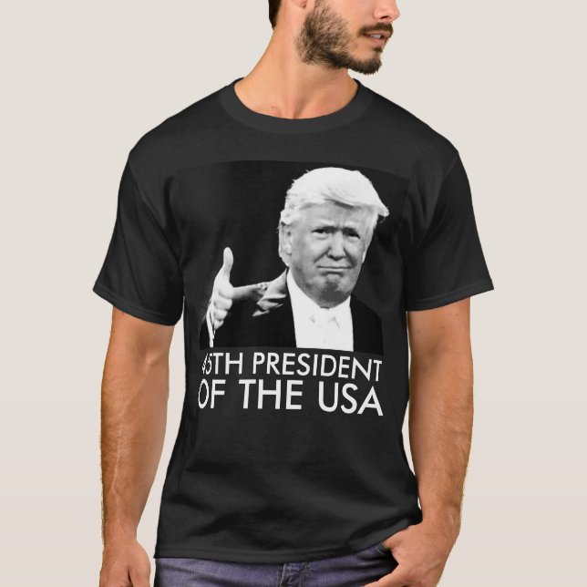 DONALD TRUMP 45. Präsident T - Shirt (Vorderseite)