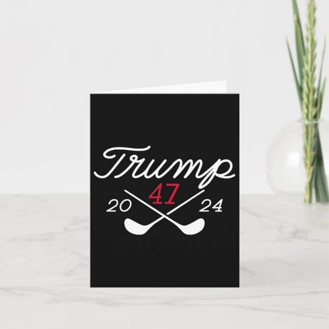 Donald Trump 47 2024 Karte (Vorderseite)