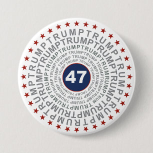 Donald Trump '47' Button