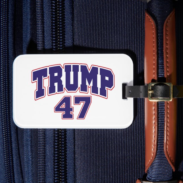 Donald Trump 47 Gepäckanhänger (Vorderseite Insitu 4)