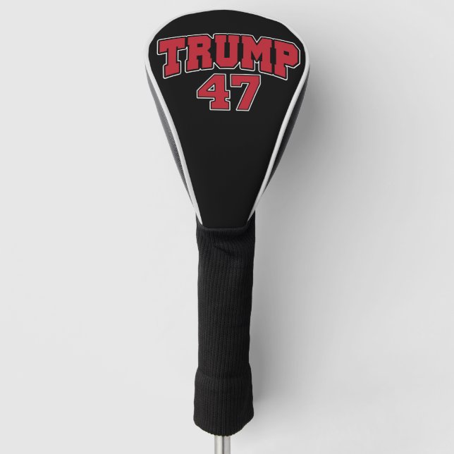 Donald Trump 47 Golf Headcover (Vorderseite)