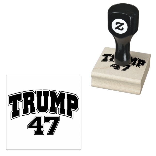 Donald Trump 47 Gummistempel (Stempel)
