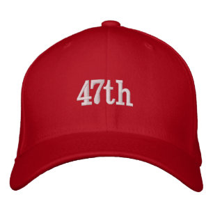 Donald Trump 47. Hat Bestickte Baseballkappe