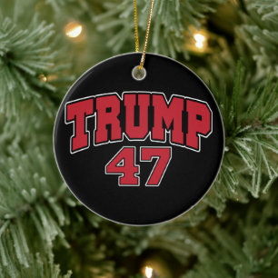 Donald Trump 47 Keramik Ornament