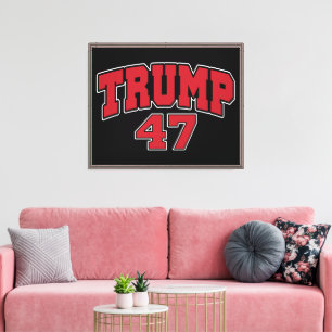 Donald Trump 47 Leinwanddruck