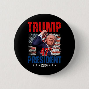 Donald Trump 47. Präsident 2024 Trump Einweihung Button