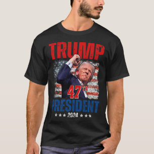 Donald Trump 47. Präsident 2024 Trump Einweihung T-Shirt