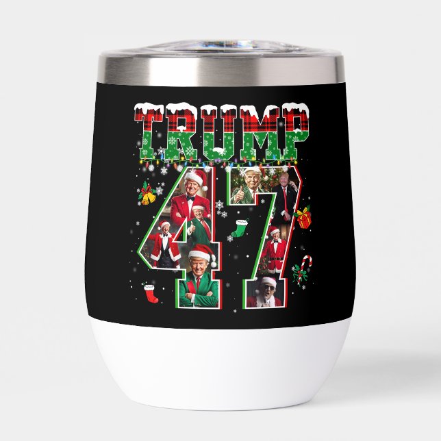 Donald Trump 47. Präsident 2024 Weihnachten Weihna (Vorderseite)
