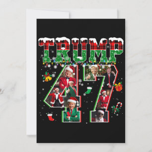 Donald Trump 47. Präsident 2024 Weihnachten Weihna Einladung