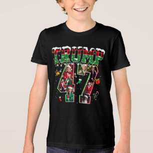 Donald Trump 47. Präsident 2024 Weihnachten Weihna Tri-Blend Shirt