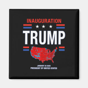 Donald Trump 47. Präsident 2025 Amtseinführung USA Magnet