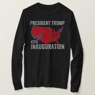 Donald Trump 47. Präsident 2025 Amtseinführung USA T-Shirt
