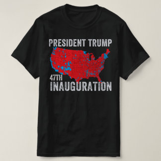 Donald Trump 47. Präsident 2025 Amtseinführung USA T-Shirt