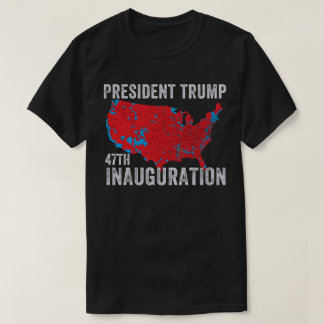 Donald Trump 47. Präsident 2025 Amtseinführung USA T-Shirt