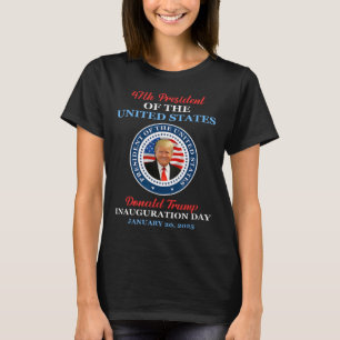 Donald Trump 47. Präsident 2025 Amtseinführung USA T-Shirt