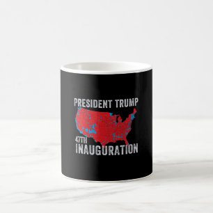 Donald Trump 47. Präsident 2025 Einweihung USA Kaffeetasse