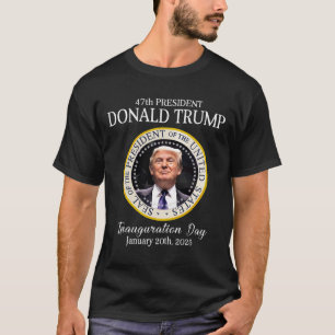 Donald Trump 47. Präsident Einweihung 2025 Unterst T-Shirt