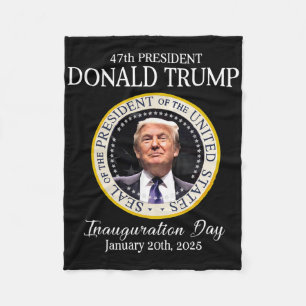 Donald Trump 47. Präsident Inauguration 2025 Unter Fleecedecke