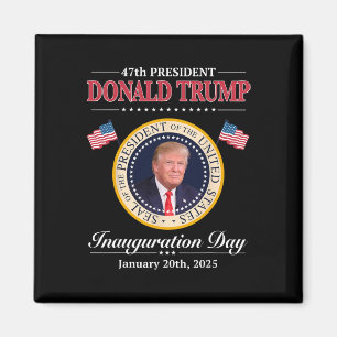 Donald Trump 47. Präsidenten Einweihung 2025 Unter Magnet