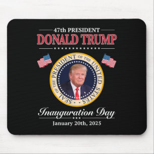 Donald Trump 47. Präsidenten Einweihung 2025 Unter Mousepad