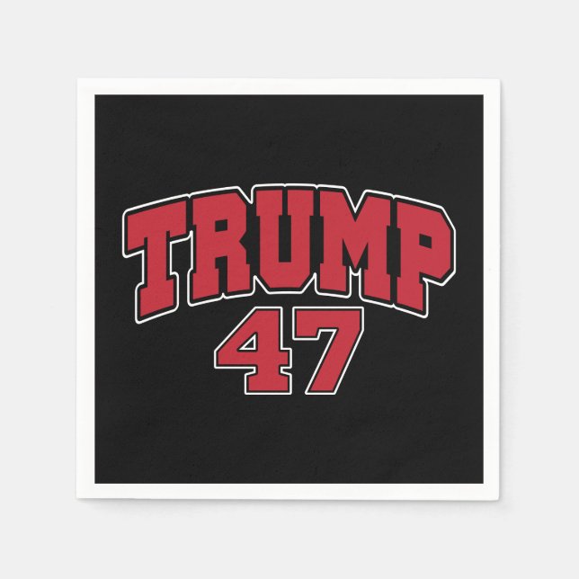 Donald Trump 47 Serviette (Vorderseite)